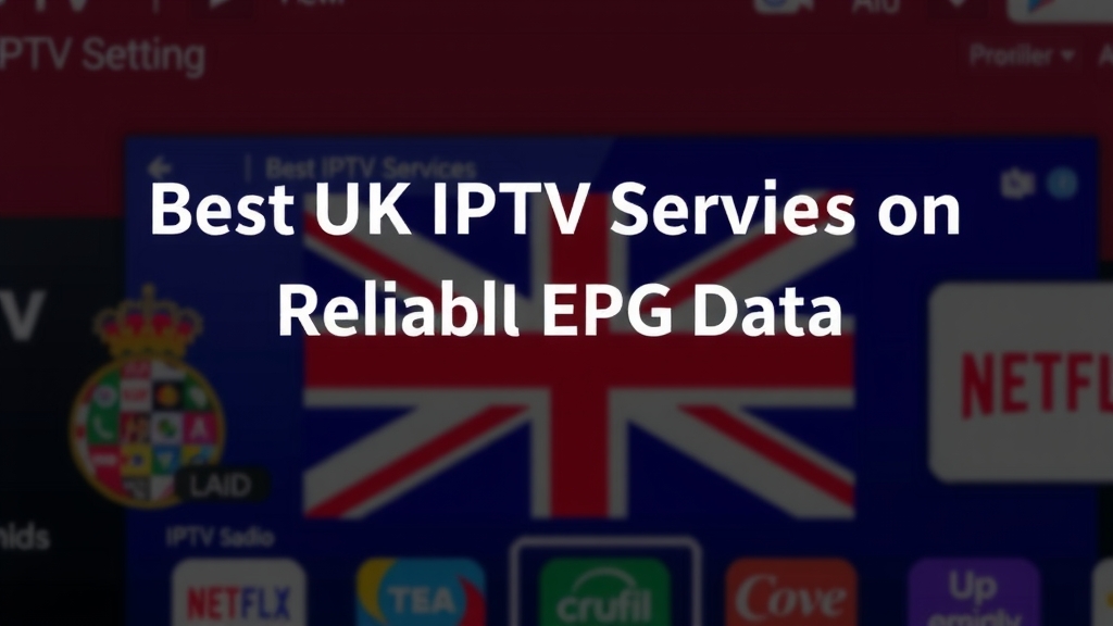 Best UK IPTV Services with Reliable EPG Data: Top Picks for Seamless Viewing
