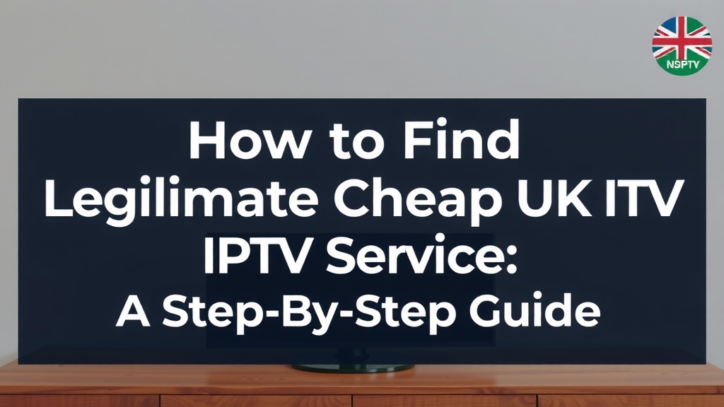 How to Find Legitimate Cheap UK IPTV Services: A Step-by-Step Guide