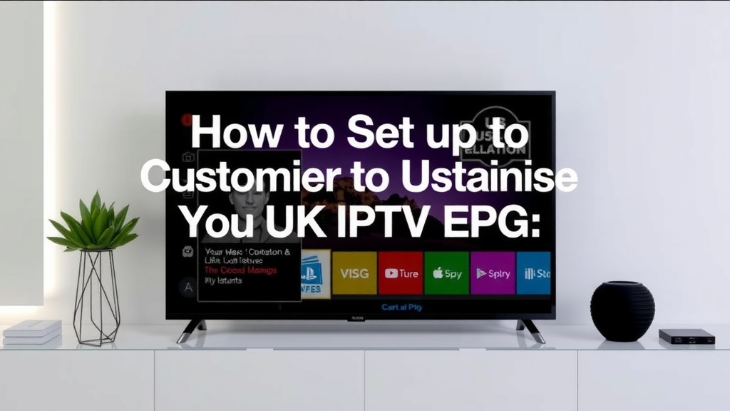 How to Set Up and Customize Your UK IPTV EPG: A Step-by-Step Guide