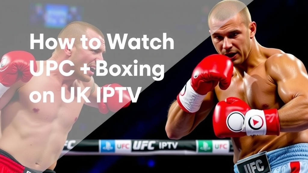 How to Watch UFC and Boxing on UK IPTV: A Step-by-Step Guide for Sports Fans