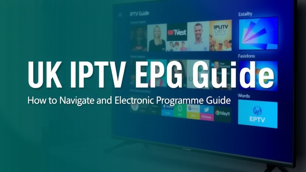 UK IPTV EPG Guide: How to Navigate and Optimize Your Electronic Programme Guide