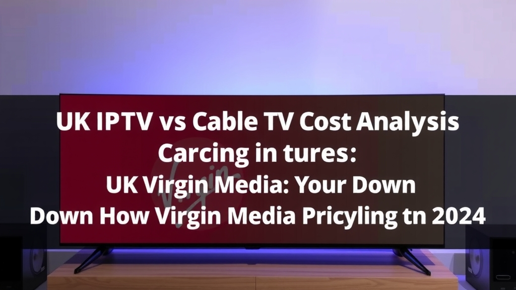 UK IPTV vs Cable TV Cost Analysis: Breaking Down Virgin Media Pricing in 2024