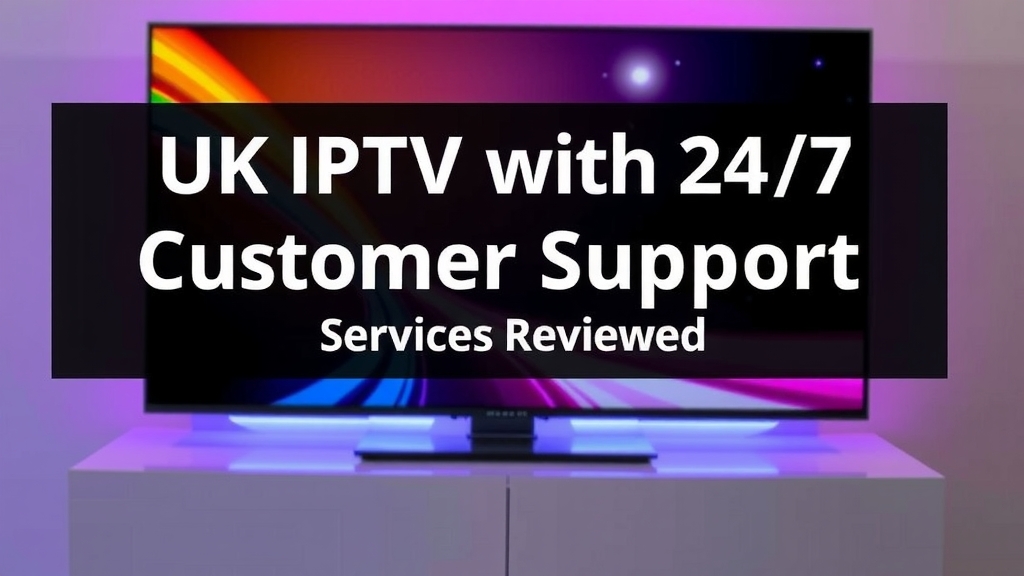 UK IPTV with 24/7 Customer Support: Services Reviewed